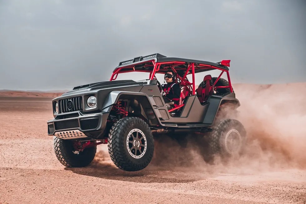 Novo Crawler é um buggy de duna inspirado no Mercedes-AMG G63