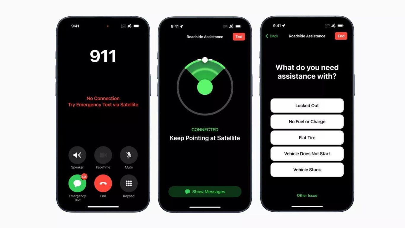 iPhone 14 e 15 pode ligar para assistência rodoviária mesmo sem sinal de celular