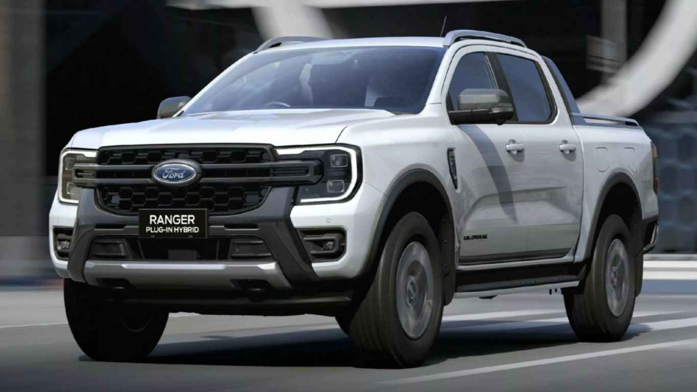 Nova Ford Ranger híbrida faz até 45 quilômetros no modo elétrico